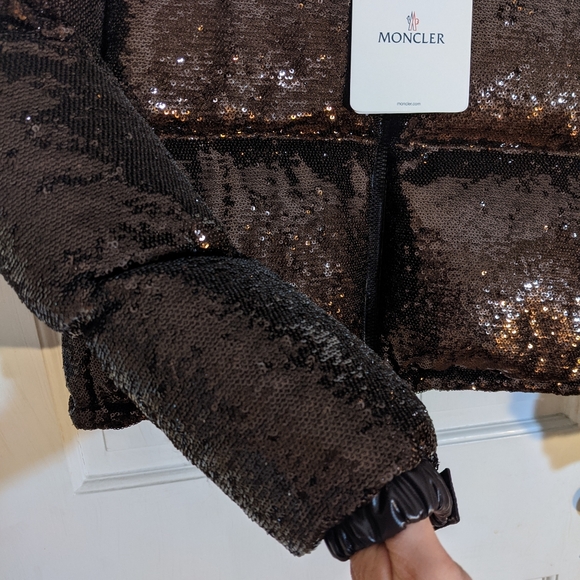 Moncler Puffer Sequin Coat - Picture 2 of 10